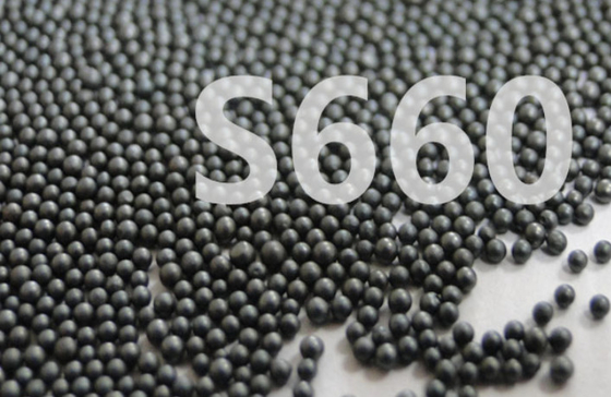 Литая сталь поверхностного покрытия сняла цвет металла круглых шариков S660 черный